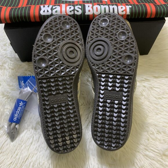 New Adidas Samba x Wales Bonner Silver Metallic Women Sneaker - Picture 8 of 10
